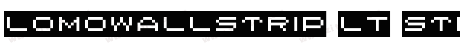 LomoWallStrip LT Std 0字体转换